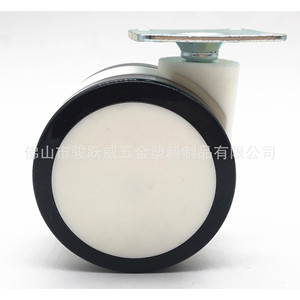 Ruedas para Muebles de 60 mm de Diámetro, Giratorias, Negras y Blancas, Resistentes, para Sillas de Oficina y Equipos Médicos - Product Image 3
