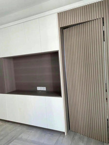 Porta nascosta invisibile in legno massello in alluminio Design personalizzato Guangzhou - Product Image 5