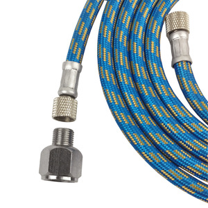 Tuyau tressé de 1,8 mètre avec raccord d'air de 1/8 pouce pour aérographe et compresseur d'air - Product Image 2