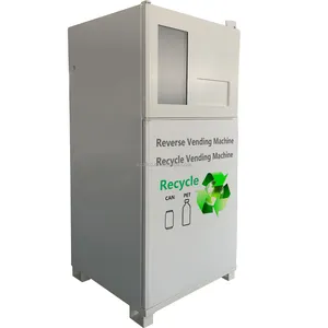 A máquina de venda automática reversa recicla garrafas do ANIMAL DE ESTIMAÇÃO pode o dispositivo grande do armazenamento com software completo da função compacta