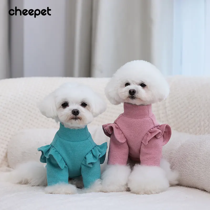 Wholesale pet apparel dog cat clothes dog sweatshirts butterfly sleeve 2 legs cute dog sweater for autumn