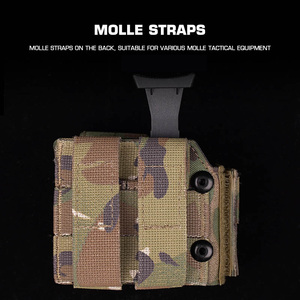 Sabuk <span class=keywords><strong>MOLLE</strong></span> portabel multi-adaptor, Sarung nilon taktis Universal kamuflase cepat menggambar, aksesori berburu - Product Image 5