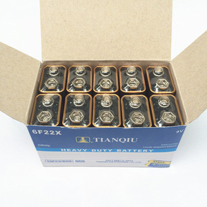 Batterie Tianqiu 9V 6F22X 49x26x17mm haute performance pour multimètre et testeur - Product Image 3