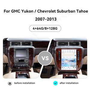 Écran de navigation GPS Android Auto Carplay 12,1 pouces <span class=keywords><strong>Lecteur</strong></span> multimédia <span class=keywords><strong>Radio</strong></span> pour Chevrolet GMC Yukon Chevy Suburban Tahoe 2007-2013 - Product Image 2