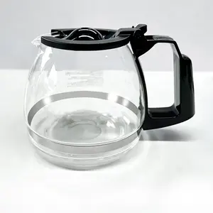 Sıcak satış tedarikçisi Oster cezve 5-cup cam kahve demliği cezve damla kahve makinesi için yedek borosilikat cam sürahi