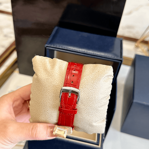 Women's Round Dial Quartz Watch with <b>Floating</b> Crystal Details and Embossed Leather Strap for Daily and Formal Wear Chopards - Product Image 3