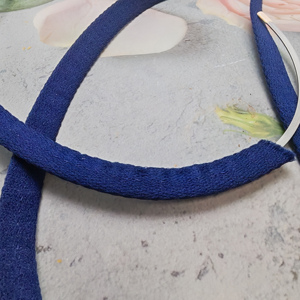 Venta Directa de Fábrica: Accesorios de Lencería de Nylon, Cinta Elástica para Sujetadores, Cinta de Tela de Terciopelo Azul para Aros de Sujetador - Product Image 3