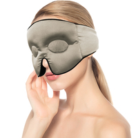 Offre Spéciale 3D naturel graines de lin masque pour les yeux perles de thérapie chauffées oreiller pour les yeux compresse d'argile micro-ondable pour le confort des yeux chaud froid