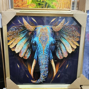 Arte Pop Moderno Pintado a Mano, Cuadro de Caballo, Arte Mural de Animales, Pintura al Óleo Abstracta de Caballo sobre Lienzo - Product Image 6