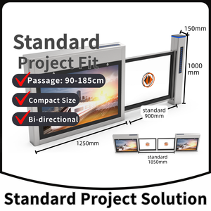 Tourniquet pour gymnases, tourniquets de sécurité, portail de sécurité, tourniquet trépied, portail de sécurité, tourniquet - Product Image 2