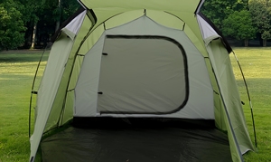 Tente de glamping de luxe pour 3-4 personnes, structure en aluminium, toile Oxford épaisse et imperméable, avec sac de rangement pour un camping en plein air haut de gamme - Product Image 5