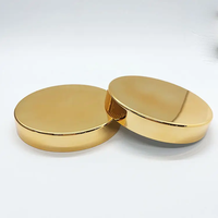 Bouchon de bouteille à large ouverture 89 mm, doré brillant, bouchon à vis 89/400 pour pot en plastique