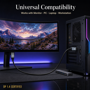 Cable DP a DP 8K 60Hz, Cable DP UHD 8K, Línea de Video de 60 FPS para Monitor, TV, <span class=keywords><strong>Proyector</strong></span>, Juegos - Product Image 6
