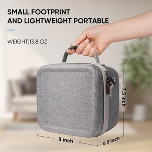 Estuche Rígido de EVA para <span class=keywords><strong>DJI</strong></span> <span class=keywords><strong>Mini</strong></span> <span class=keywords><strong>3</strong></span> y <span class=keywords><strong>Mini</strong></span> <span class=keywords><strong>3</strong></span> Pro, Bolsa de Viaje a Prueba de Golpes con Correa para Hombro, Color Gris Personalizado de Fábrica - Product Image 3