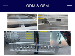 L3.2m * w44cm 5ton Heavy Duty Trọng lượng nhẹ Nhôm Xe nâng dốc tải dốc cho xe tải - Product Image 3