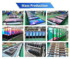 High Brightness Floor Stand Anzeige bildschirm Kommerzielle Digital Signage Zeigt elektronische Werbetafeln an, die TV-<span class=keywords><strong>Monitor</strong></span> Video bewerben - Product Image 5