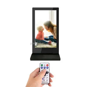 Voors 18.5 Inch Digitale Fotolijst 9:10 Ips Scherm Hd Video Frame 1366*768 Metalen Verticale Reclame Scherm