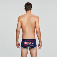 Sous-vêtements boxer pour homme de haute qualité, personnalisés, à grande taille, extensibles, en tricot, respirants, avec poche, taille basse