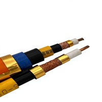Cable Coaxial Blindado de Cobre Trenzado Xinqiao 50-9, Cable de Comunicación para Transmisión de Señal de Radio para Minería