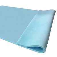 Couvre-matelas en mousse aérée à mémoire de forme de 2 "pour soulager la pression