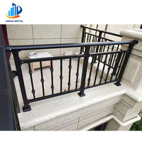 Valla metálica de seguridad plana de aluminio, balcón, terraza, jardín, recintos para exteriores, fácil de montar, cercado de polvo, puertas de enrejado