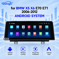 Système multimédia automobile Android 10,25 pouces avec CarPlay sans fil et Android Auto pour BMW X5 X6 E70 E71 2007-2013, écran tactile HD IPS