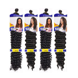 Extensiones de Cabello Sintético Rizado de 130g, Diseño Clásico, 22 Pulgadas, Estilo Boho, Ondulado, para Crochet - Product Image 6