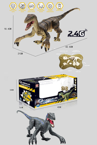 Modèle de <span class=keywords><strong>dinosaure</strong></span>, Velociraptor, 30min de temps de jeu, télécommandé en plastique, jouet - Product Image 4