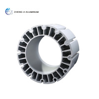 Boîtier de moteur en aluminium extrudé série 6000, à faible MOQ, personnalisé, anodisé et thermolaqué, avec ailettes