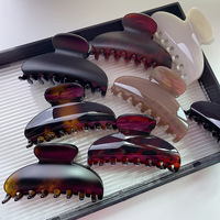 Pinces à cheveux en arc de haute qualité, élégantes et simples, grandes pinces à cheveux en forme de lingot, pinces requin rétro pour chignon, accessoires capillaires pour femmes