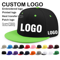 Gorras de Béisbol al por Mayor con Logotipo Personalizado, Estilo Deportivo Urbano, Dos Tonos de Color, Gorra SnapBack con Visera Plana, Estilo Hip Hop