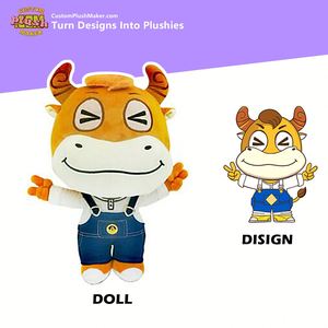Customplushmaker Custom Plush Toys <b>Stuffed</b> Animal <b>Wholesalers</b> Soft Anime Custom Plush Dolls Unisex Promotional Gift <b>Embroidery</b> - Product Image 4