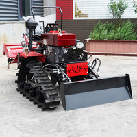 Tracteurs à chenilles universels mini-cultivateurs rotovateurs à chenilles en caoutchouc 20hp 22hp 26hp 28hp en gros de Chine