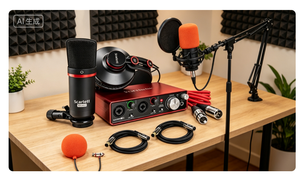 Interfaz de Audio USB <span class=keywords><strong>Focusrite</strong></span> <span class=keywords><strong>Scarlett</strong></span> 2i 2Studio de 2.ª Generación y Paquete de Grabación con Pro Tools, Stock Limitado Disponible para la Venta - Product Image 5