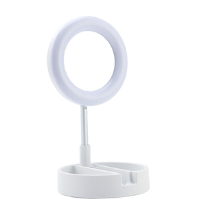 Aro de luz LED Ele-Gate con espejo para fotos, videos y maquillaje con teléfono - Product Image 1