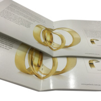 Impression en gros de brochures à couverture souple format A5, reliure agrafée, pour catalogues de bijoux et brochures