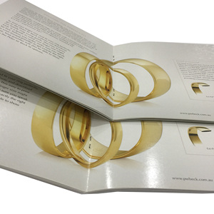 Venta al por mayor de carátulas de pasaporte de tapa blanda offset tamaño de impresión A5 puntada de sillín catálogo de joyas impresión de folletos - Product Image 5