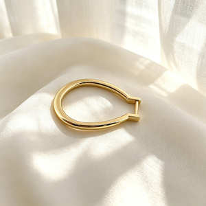 Hebilla de Cinturón Moderna con Anillo en D de Línea Limpia, Cierre de Aleación Cepillada para Cinturones Casuales de Oficina para Mujer - Product Image 4