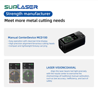 Alat Penyelarasan Laser Serat BOCHU Original MCD100 Baru untuk Koreksi Fokus, Presisi Tinggi dengan Repeatabilitas 0.02mm