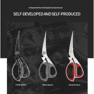 Multi Purpose Bbq Shears Non Slip Handles Detachable Easy Use For Cooking Baking Barbecue Plastic Material China Origin - Product Image 5