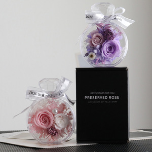 Regalo Romántico para San Valentín o Boda, Rosas Reales Preservadas en Caja con Perfume, Decoración para el Hogar, Flores Eternas - Product Image 5