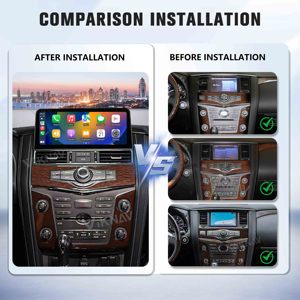 วิทยุติดรถยนต์ Android 12.3 นิ้ว สำหรับ Infiniti QX80 / สำหรับ Nissan Patrol Y62 ปี 2010-2020 รองรับ Wireless CarPlay & Android Auto GPS - Product Image 2