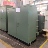 Transformateur de distribution triphasé monté sur socle, conforme IEEE, 75, 150, 225, 300 kVA, pour bâtiments commerciaux