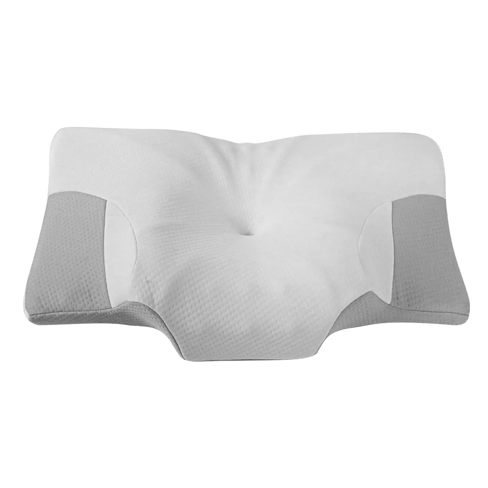 목 통증 완화 메모리 폼 베개 요람이있는 마사지 자궁 경부 베개 판매용 수면 용 침대 베개