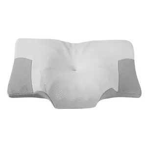 Massage Cervical Pillow for Neck Pain Relief Memory Foam Pillows with Cradles Design Bed Pillows for Sleeping For Sale