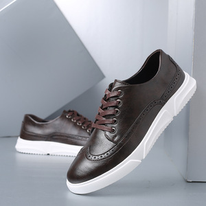 Chaussures de marche sportives respirantes pour hommes, grande taille, chaussures décontractées rétro à lacets, avec semelle extérieure en caoutchouc antidérapante - Product Image 2