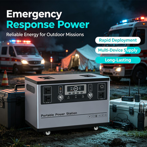 Centrales Électriques Portables de Camping 3000W 3000Wh, Solaire MPPT 30A, Onde Sinusoïdale Pure 220V/12V, Démarreur de Voiture Hors Réseau, Lampe Torche - Product Image 2