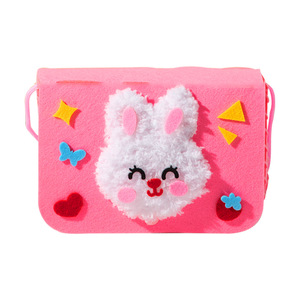 Scuola materna bambini giorno regalo fai da te cartone animato ragazzi ragazze giocattolo educativo materiale Kit per l'artigianato per cucire giocattoli di tessitura per - Product Image 1