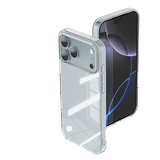 OKHOPE Custom Logo GRS Certified Eco-Friendly Biodegradable Crystal Clear Anti-Yellowing TPU Waterproof Mobile Phone Case