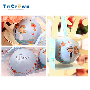 El <span class=keywords><strong>matrimonio</strong></span> personalidad bola estrella tema elf bola boda <span class=keywords><strong>de</strong></span> lata pequeña azúcar caja - Product Image 5